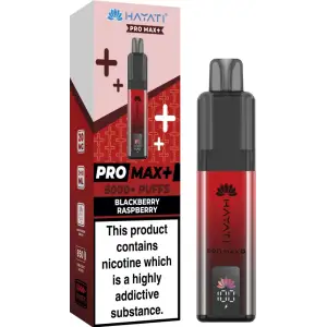 Hayati Pro Max Plus 6000 Prefilled Pod Kit - 10mg | Blackberry Raspberry